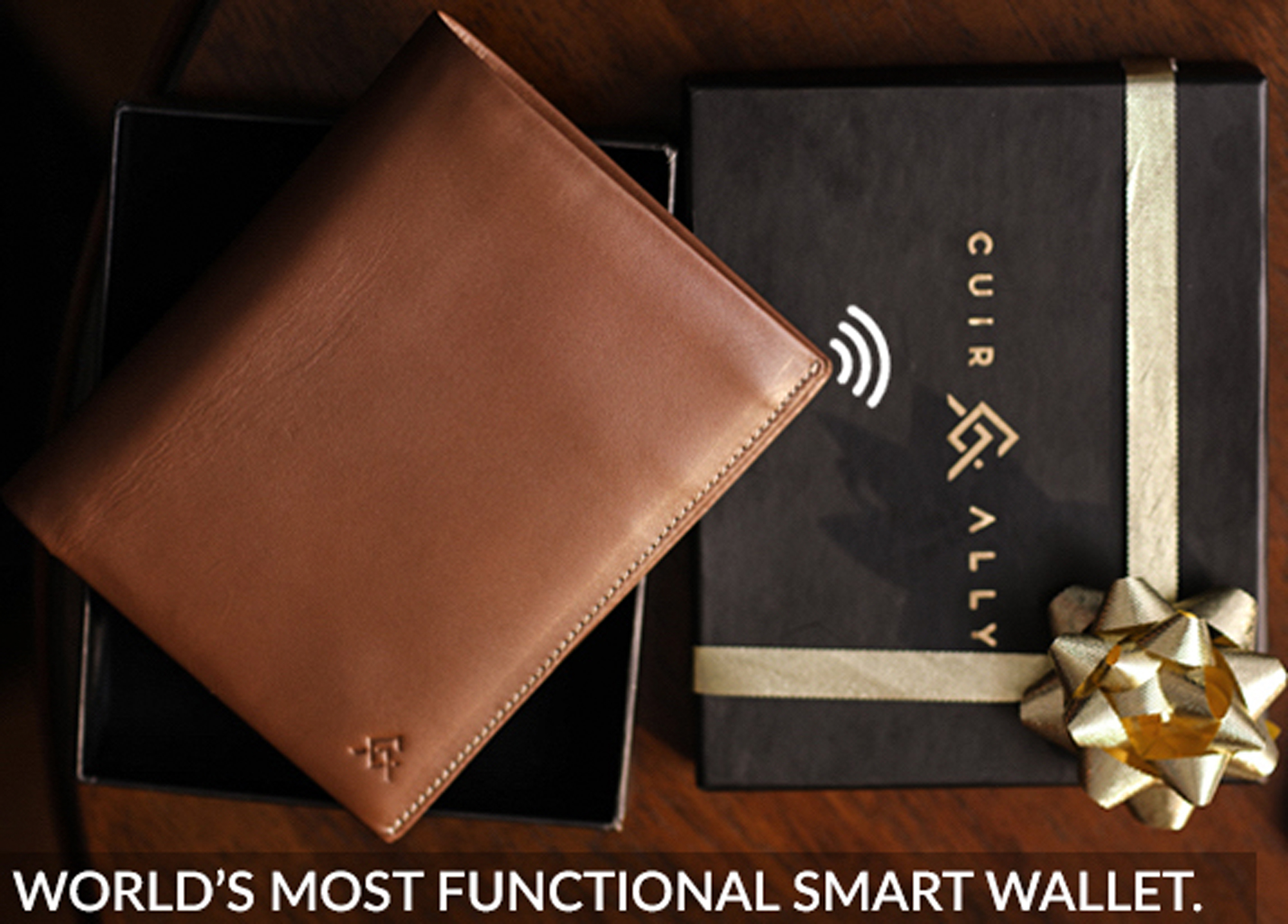The World's Most Functional Smart Wallet - Voyager Smart by CUIR ALLY, Fueladream